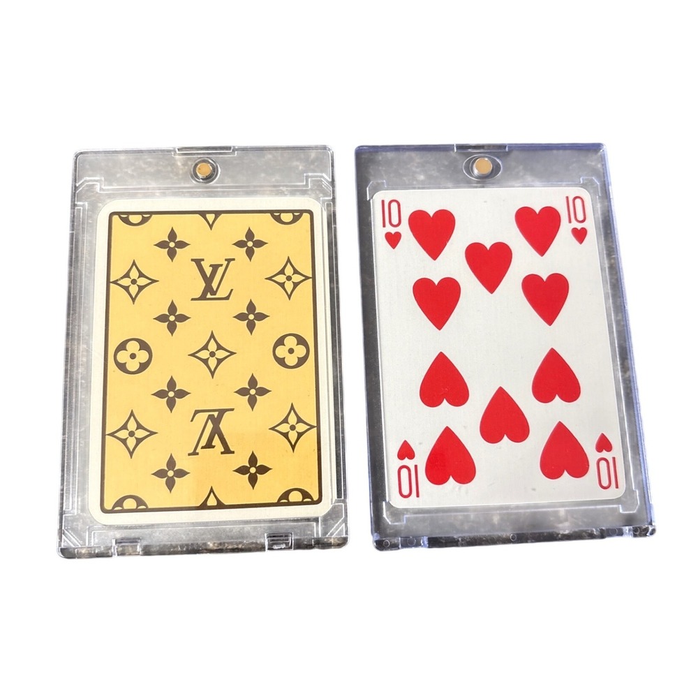 Louis Vuitton Monogram Single Card 10 of Hearts with Magnetic Case Collectible